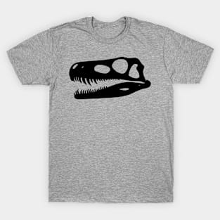 Herrerasaurus skull - black T-Shirt